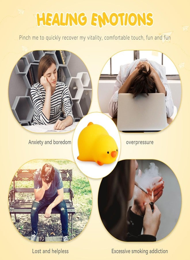 AiSiXin Duck Squishy Stress Balls for Kids and Adults, Dough Ball,Squishy Toys, Squeeze Sensory Toys, Animal Squeeze Stress Balls Fidget Toys for Anxiety Relief, Stress Ball for Autism ADD/ADHD - Image 5